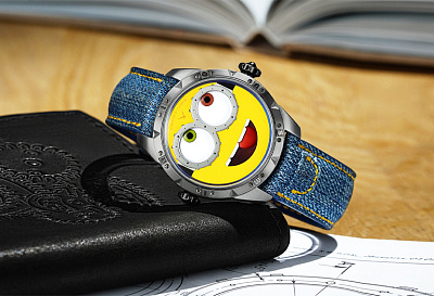 Minions Titanium is the new version of one of the most recognizable models in Konstantin Chaykin's Wristmons collection. 