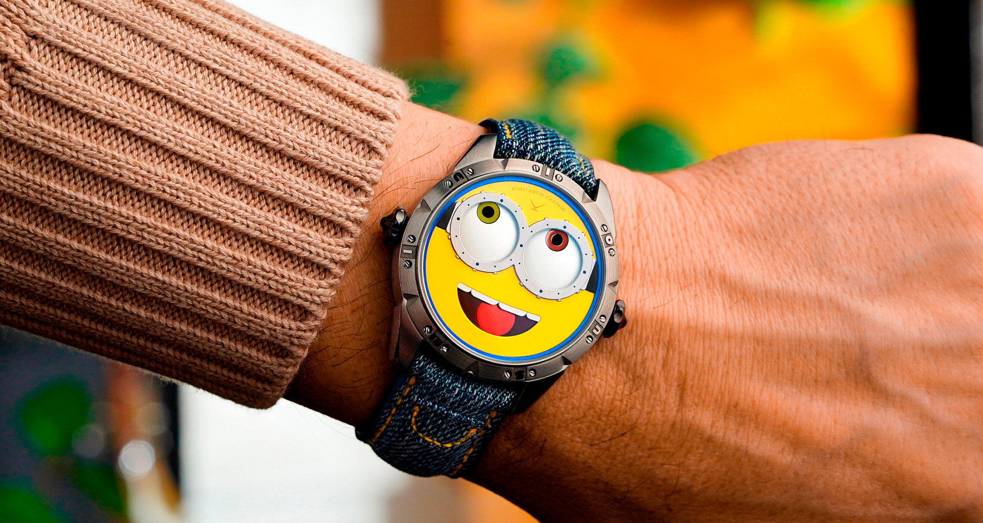 Minions Titanium is the new version of one of the most recognizable models in Konstantin Chaykin's Wristmons collection. 